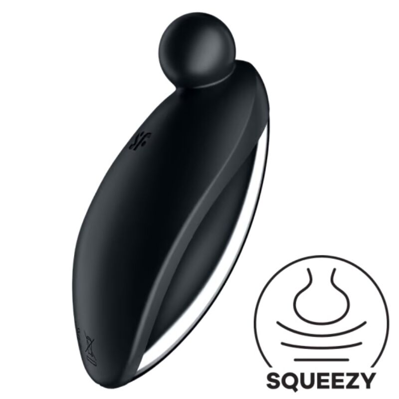 Satisfyer Spot On 2 — Vibrador de clítoris de punta precisa (Negro)