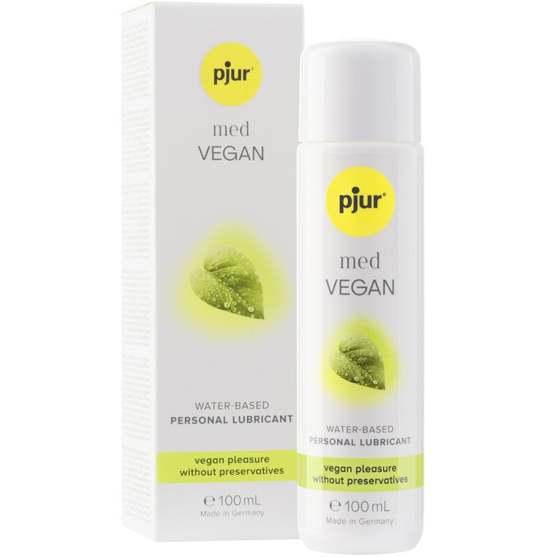 pjur Med Vegan Glide — Lubricante vegano de base agua, 100 ml