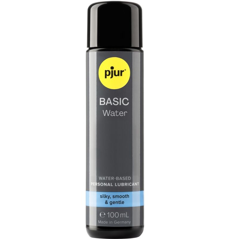 pjur Basic — Lubricante de base agua sin perfume, 100 ml