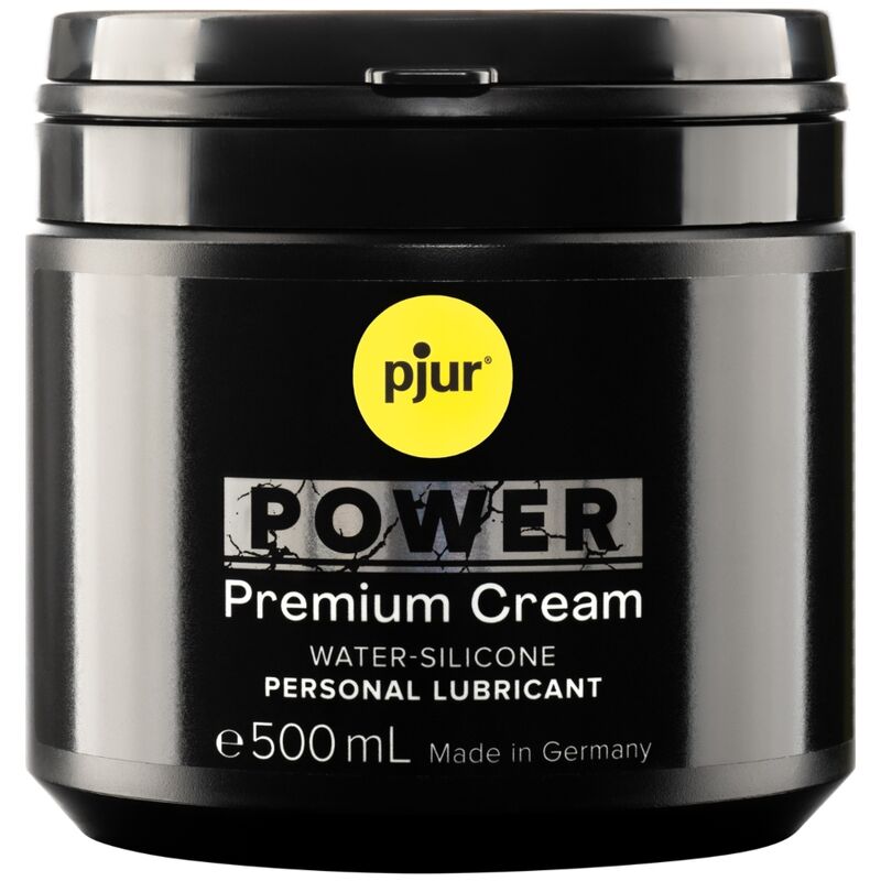 pjur Power — Lubricante en crema espeso y duradero, 500 ml