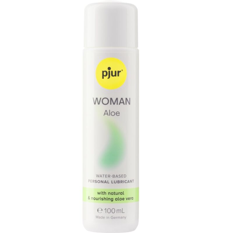 pjur Woman Aloe — Lubricante de base agua con aloe vera, 100 ml