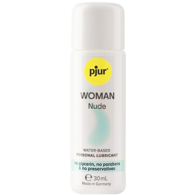pjur Woman Nude — Lubricante de base agua para piel sensible, 30 ml
