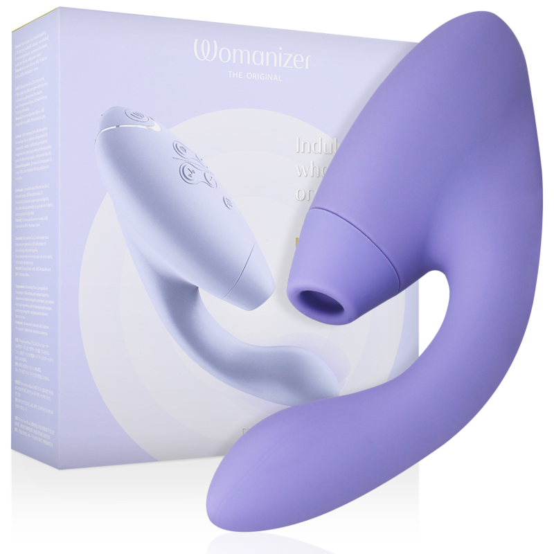 Womanizer Duo 2 — Succionador de clítoris con vibrador de punto G (Lila)