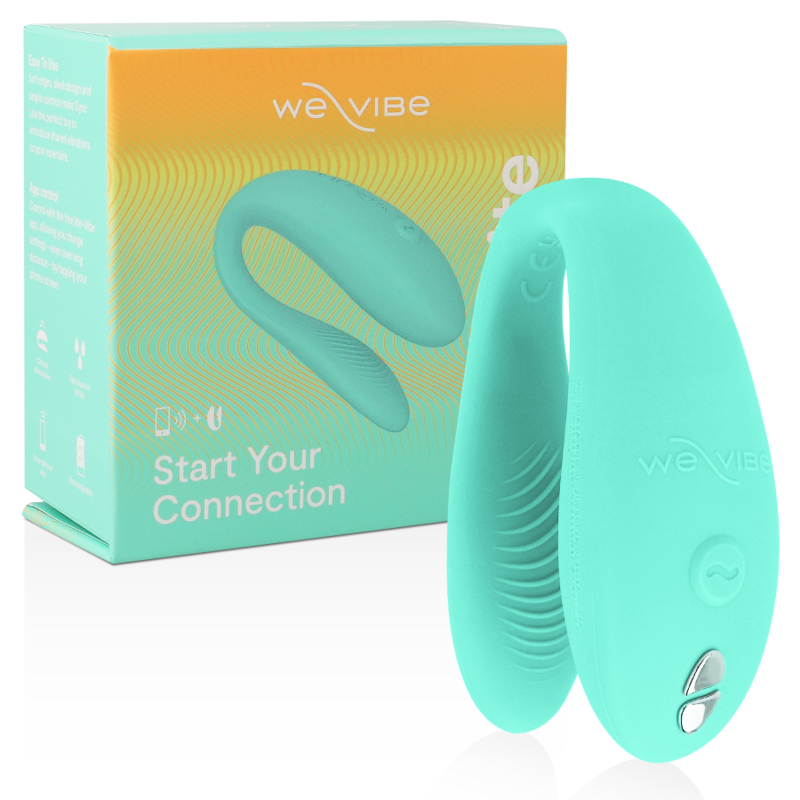 We-Vibe Sync Lite — Vibrador para parejas con app (Turquesa)