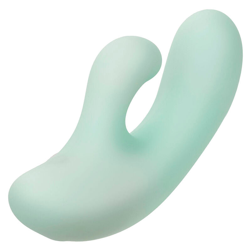 CalExotics Pacifica Fiji — Vibrador de punto G flexible con 2 motores (Aguamarina)