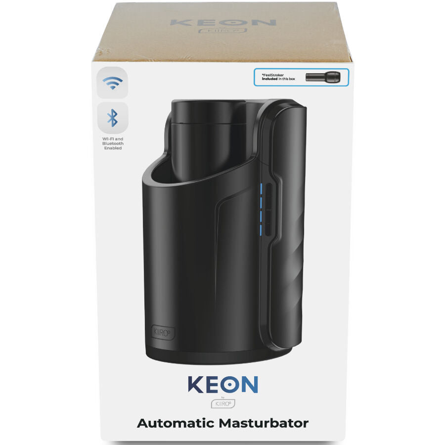Kiiroo Keon WiFi + Feel Stroker — Masturbador automático con funda