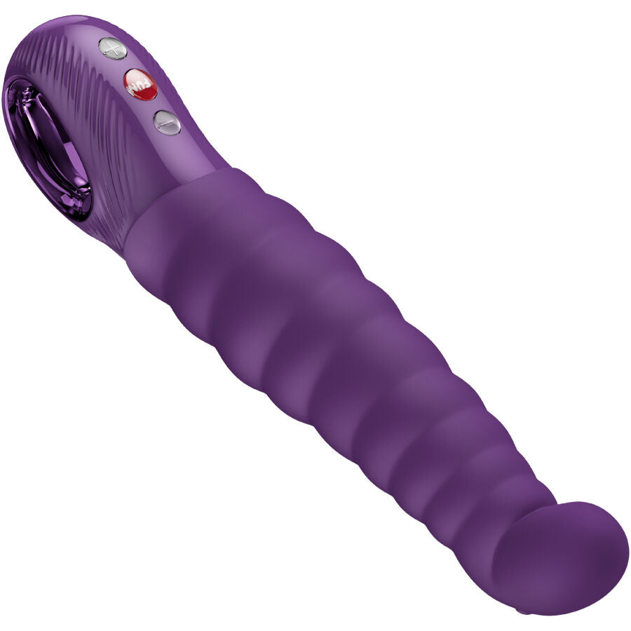 Fun Factory Patchy Paul, vibrador de punto G flexible con asa de lazo, violeta oscuro: foto principal del producto