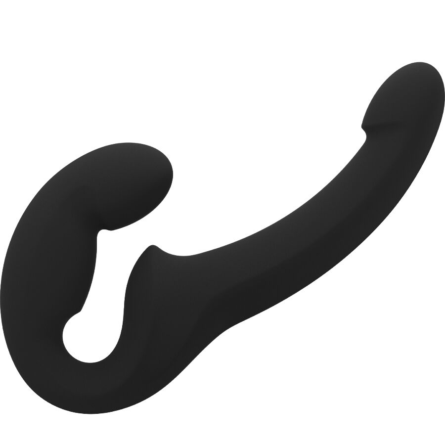 Fun Factory Share Lite — Dildo doble sin arnés para parejas (Negro)