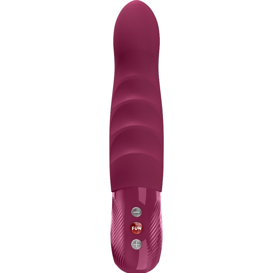 Fun Factory Stronic Deep — Estimulador de empuje estriado para punto G (Burdeos)