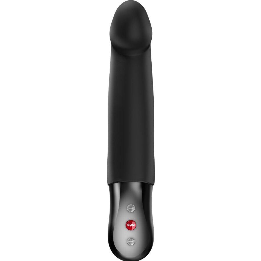 Fun Factory Stronic Real — Estimulador de empuje de forma realista (Negro)