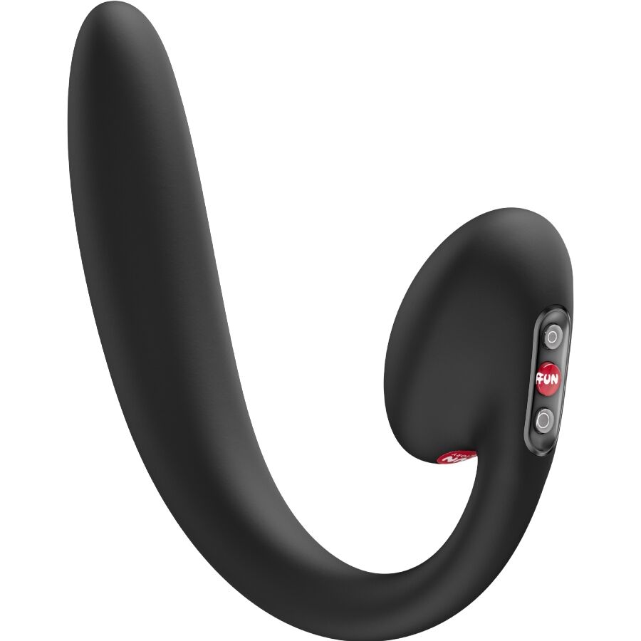Fun Factory Stronic Pulse Crescendo — Vibrador de empuje y succionador de clítoris (Negro)