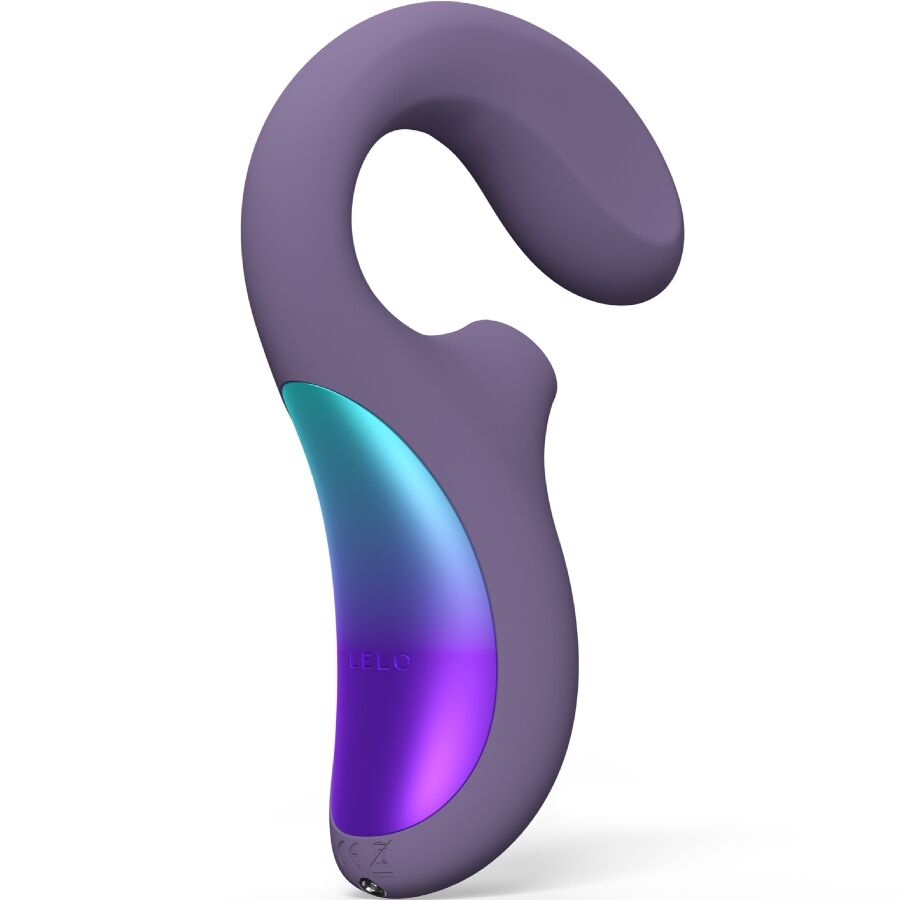 LELO Enigma Wave — Succionador sónico con vibrador de punto G de vaivén (Morado)