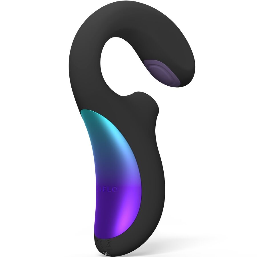 LELO Enigma Double Sonic — Succionador sónico con vibrador de punto G y A (Negro)