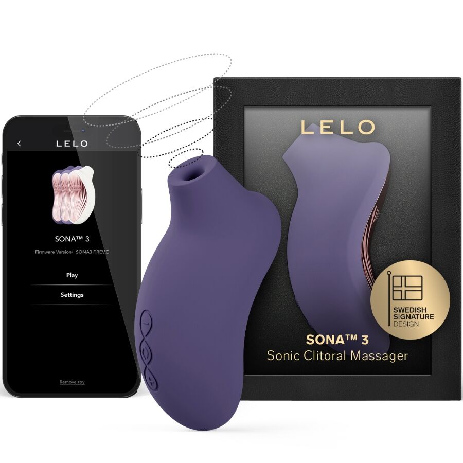 LELO SONA 3, estimulador de clítoris por ondas sónicas, morado: foto principal del producto