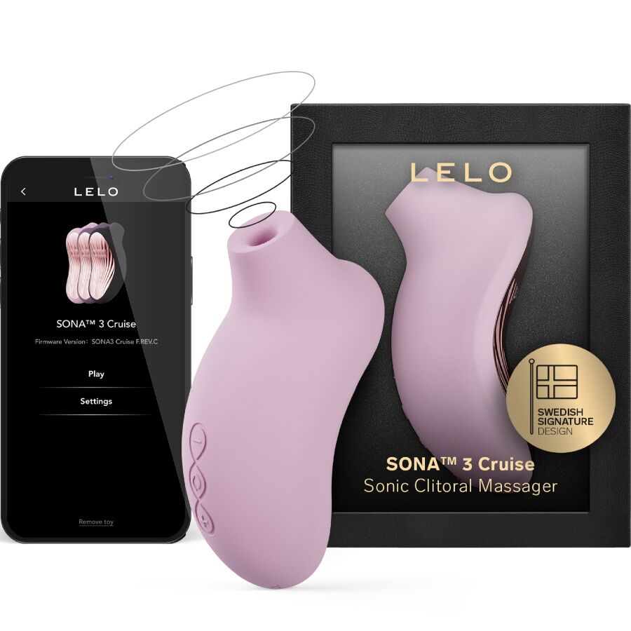 LELO SONA 3 Cruise, estimulador de clítoris por ondas sónicas, rosa: foto principal del producto