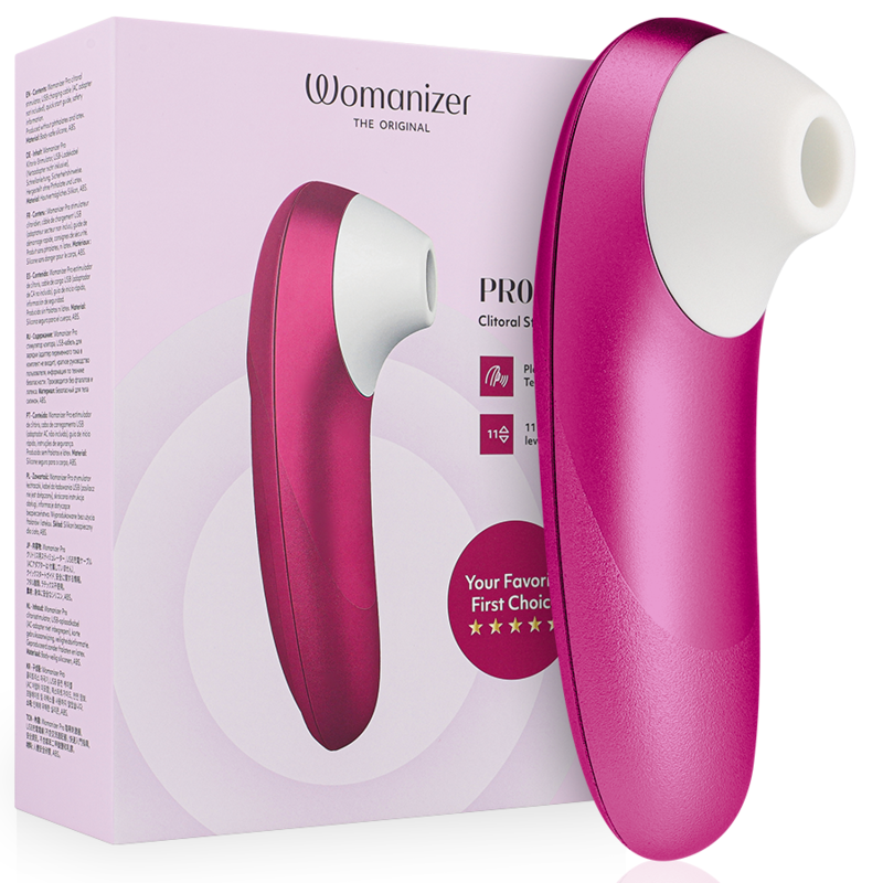Womanizer Pro, succionador de clítoris, color rosa: foto principal del producto