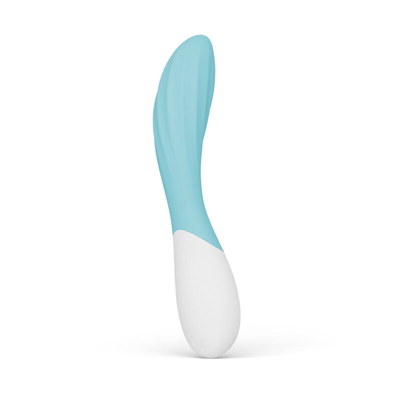 LELO MONA Twist, vibrador de punto G con estrías, lavanda turquesa: foto principal del producto