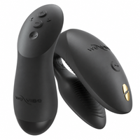 We-Vibe Chorus Pro — Vibrador para parejas con mando sensible a la presión (Negro satinado)