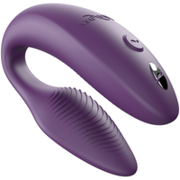 We-Vibe Sync 2 — Vibrador ajustable para parejas con mando y app (Púrpura)