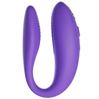 We-Vibe Sync Go — Vibrador para parejas con estuche de viaje (Violeta)