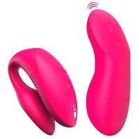We-Vibe Chorus Pro — Vibrador para parejas con mando sensible a la presión (Rosa eléctrico)