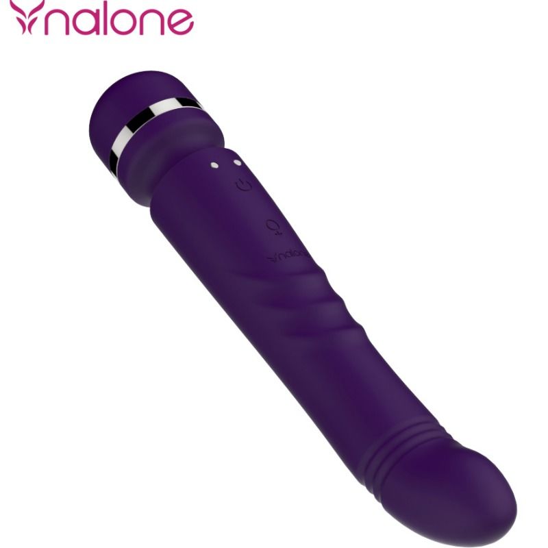 Nalone Yoni — Vibrador de doble cabezal con movimiento oscilante