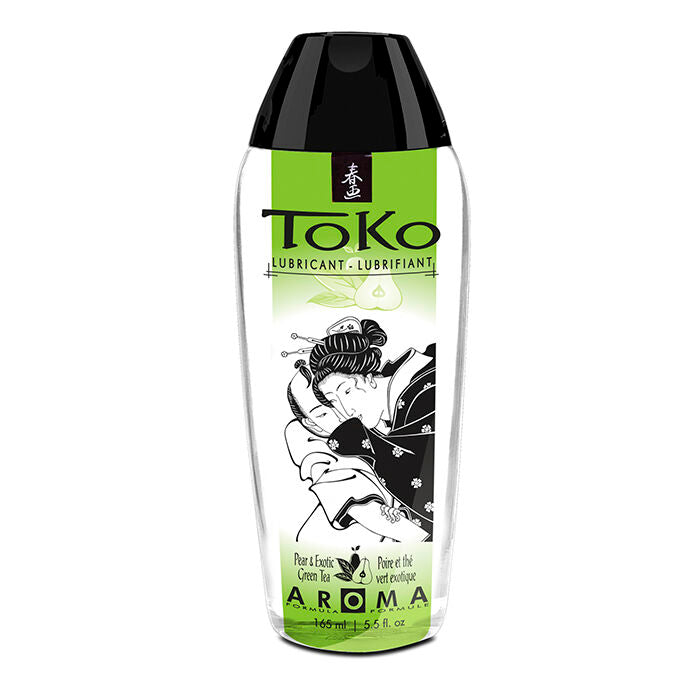 Shunga Toko Aroma — Lubricante de base agua sabor pera y té verde, 165 ml