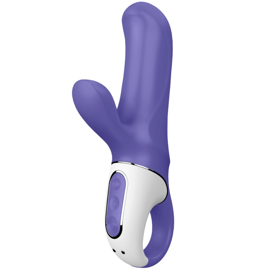 Satisfyer Magic Bunny — Vibrador rabbit compacto con anillo de sujeción