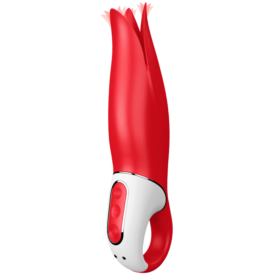 Satisfyer Vibes Power Flower — Vibrador de silicona con diseño de flores