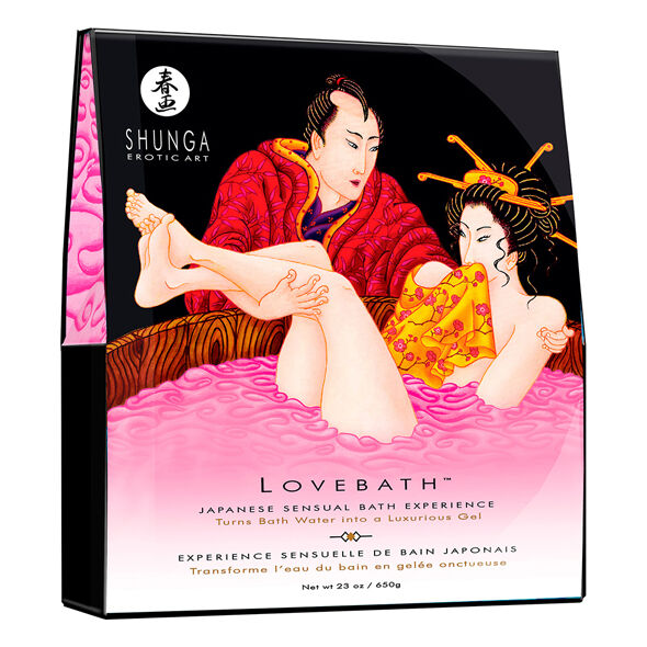 Shunga Lovebath — Polvo que convierte el baño en gel, fruta del dragón