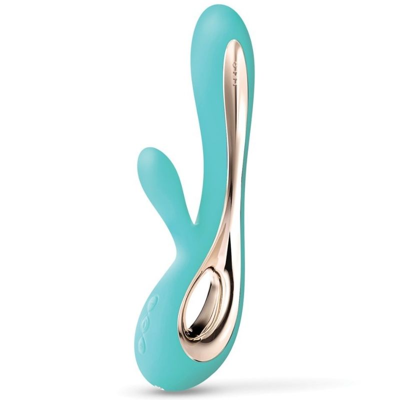 LELO Soraya 2 — Vibrador rabbit de punto G y clítoris (Verde agua)