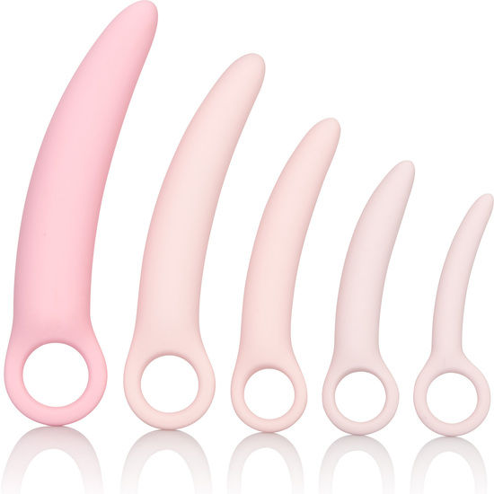 CalExotics Inspire — Kit de 5 dilatadores vaginales de silicona