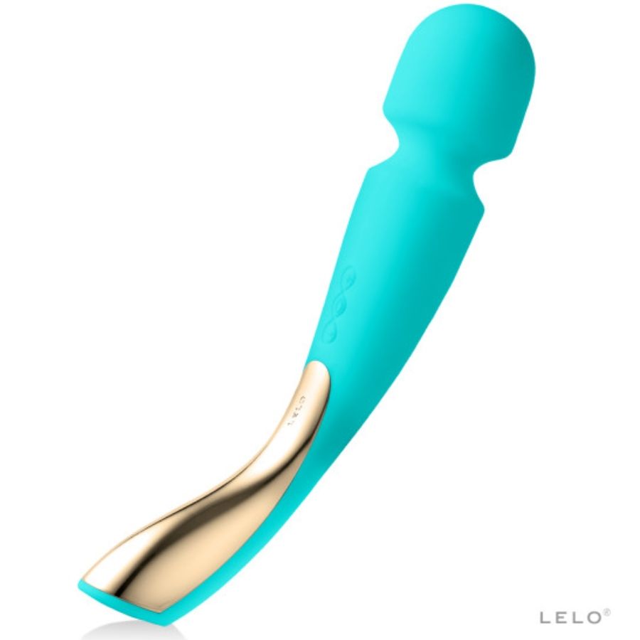 LELO Smart Wand 2 — Vibrador wand grande para todo el cuerpo (Turquesa)