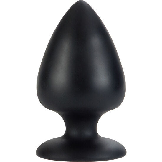 CalExotics Colt Big Boy — Plug anal de silicona de gran diámetro (Negro)