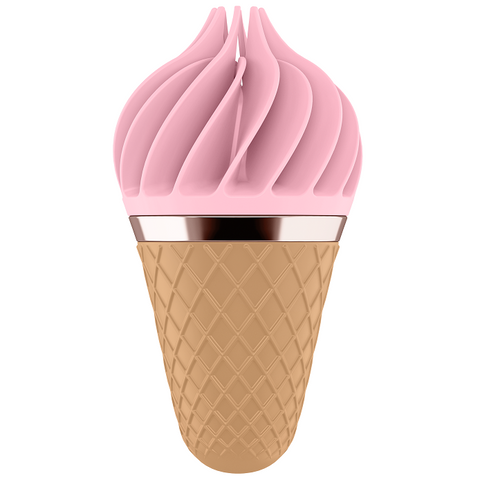 SATISFYER - SWEET TREAT SPINNATOR MARRÓN & ROSA