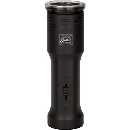 CalExotics Optimum Power Head Exciter — Masturbador de glande con empuje y rotación